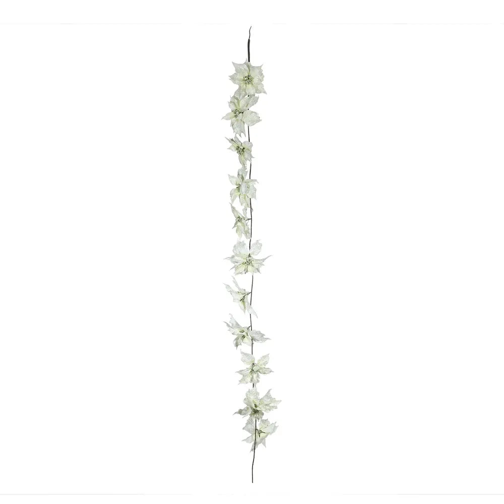 Garland - Cream Poinsettia