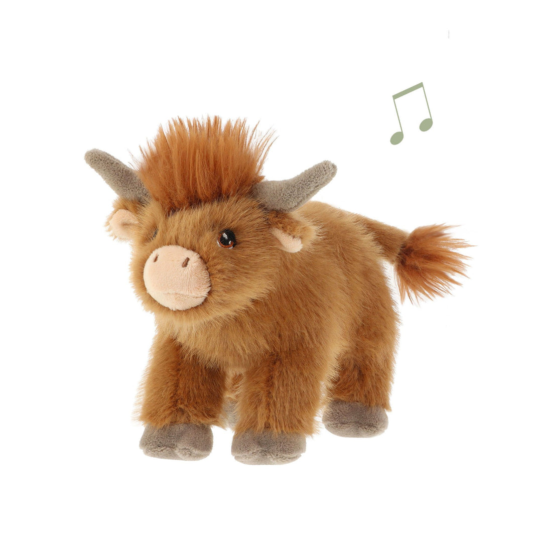 Plush - Keeleco Standing Highland Cow with Sound