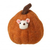 Halloween - Felt Mouse in Pumpkin