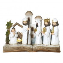 Nativity - Scene on Bible
