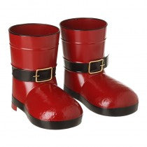 Red Santa Boots