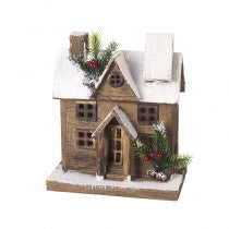 House - Wooden Light Up LED