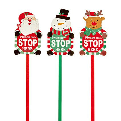 Stop Santa Sign - Various Designs