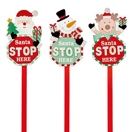 Stop Santa Sign - Various Designs