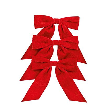 Bows - Emerald and Red