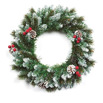 Wreath - Snow Tipped 50cm