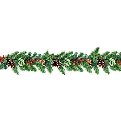 Garland - Champagne Glitter Berry 1.8M
