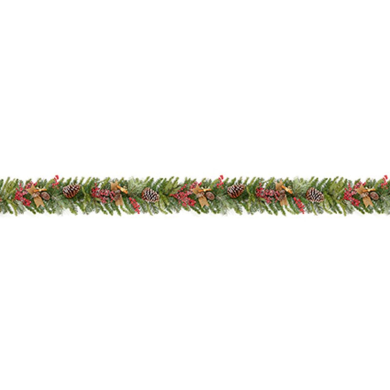 Garland - Natural Frosted Garland 1.8M