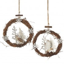 Hangers - Owls in Rattan Ring