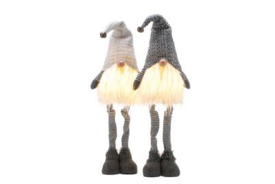 Gonks - Light Up - Grey with Telescopic Legs!
