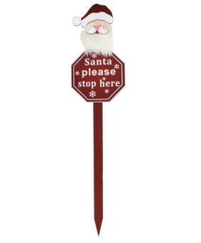 Santa Stop Here - Red Santa