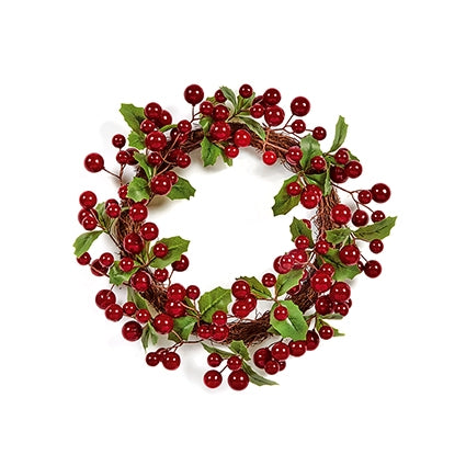 Wreath - Cherry Wreath 45cm