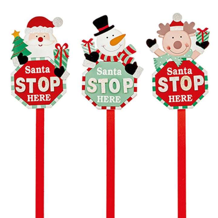 Stop Santa Sign - Various Designs