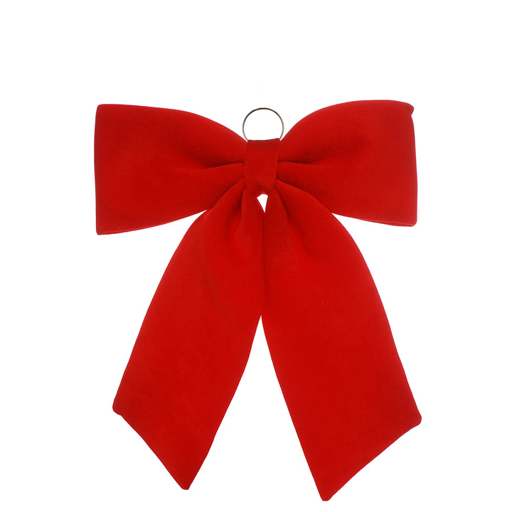 Bow - Red Velvet Bows on Ring