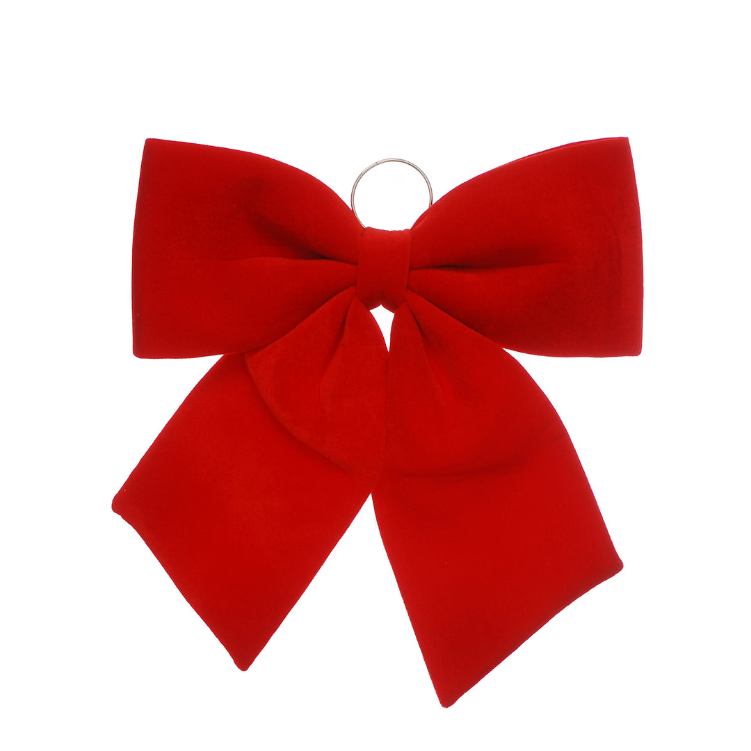 Bow - Red Velvet Bows on Ring