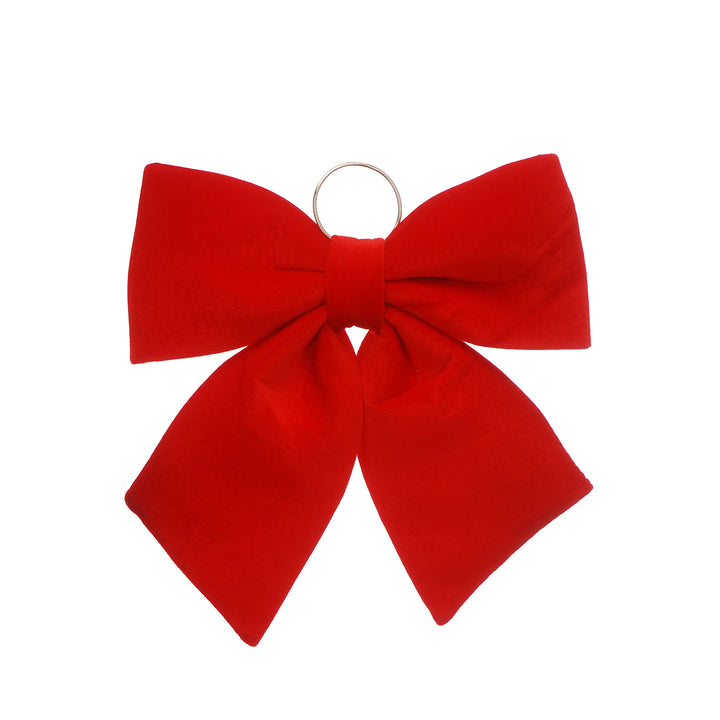 Bow - Red Velvet Bows on Ring
