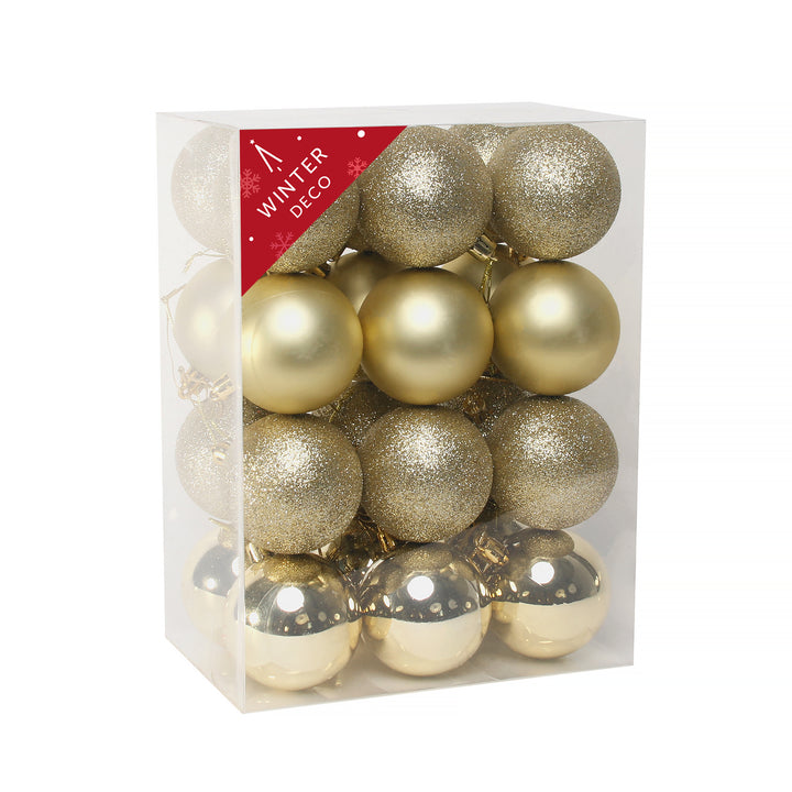 Baubles - Pack of 24 Pieces