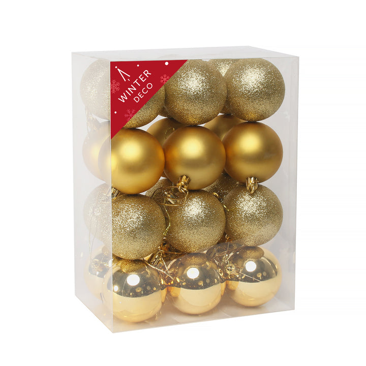 Baubles - Pack of 24 Pieces