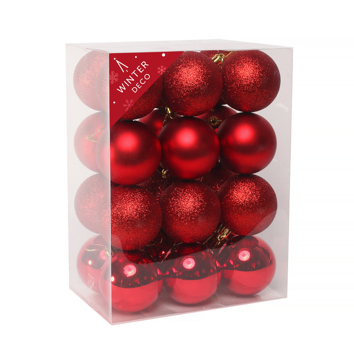 Baubles - Pack of 24 Pieces