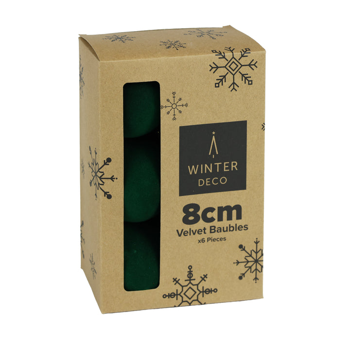 Baubles - pack of 6