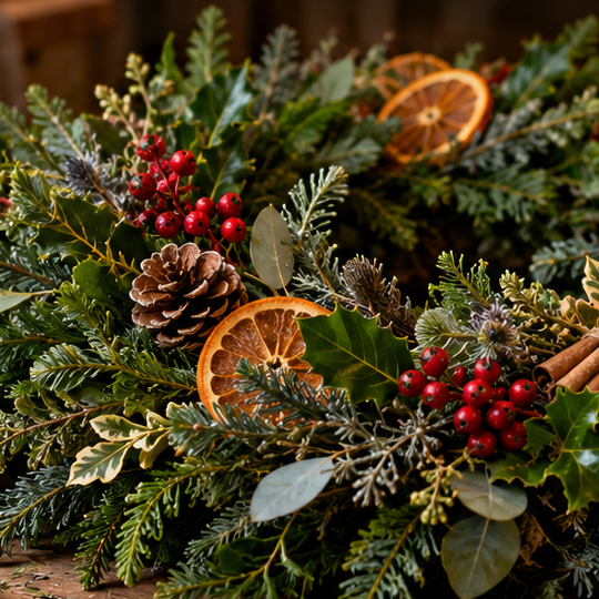 Festive wreath-making workshop at Rainfords Farm