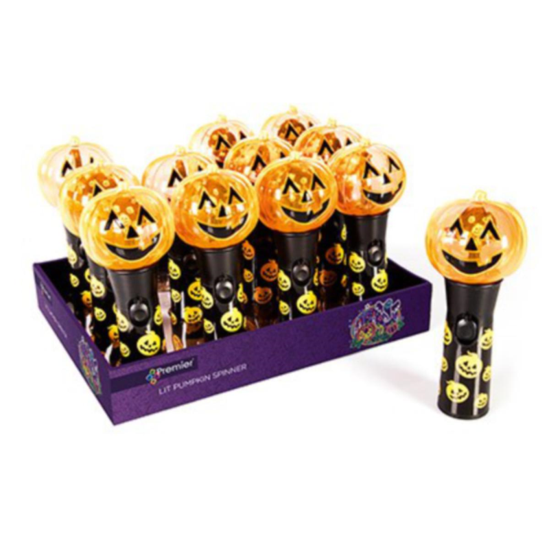 Halloween ~ Light Up Pumpkin Spinner