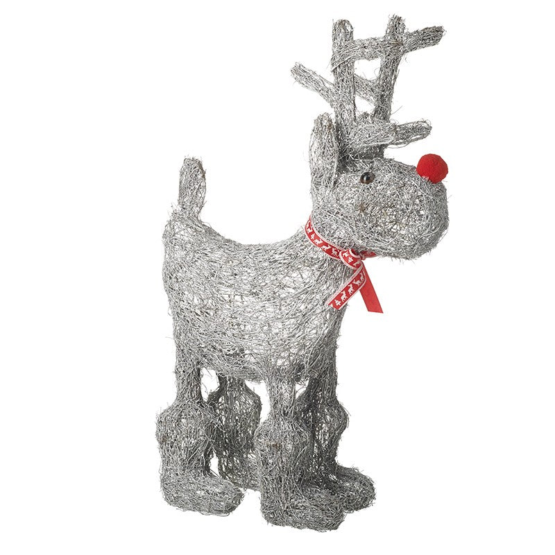 WICKER REINDEER MEDIUM SIZE