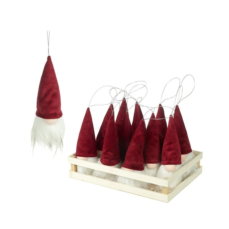 FABRIC HANGING GNOME SET